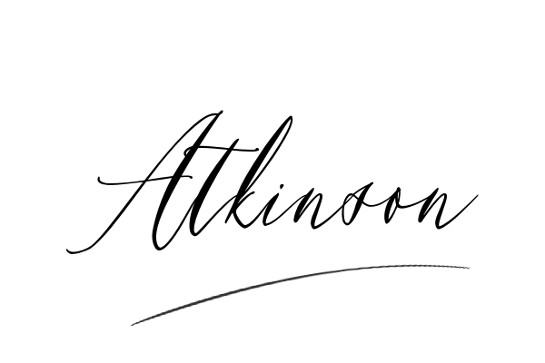 The best stylish Atkinson name signature simple easy in English