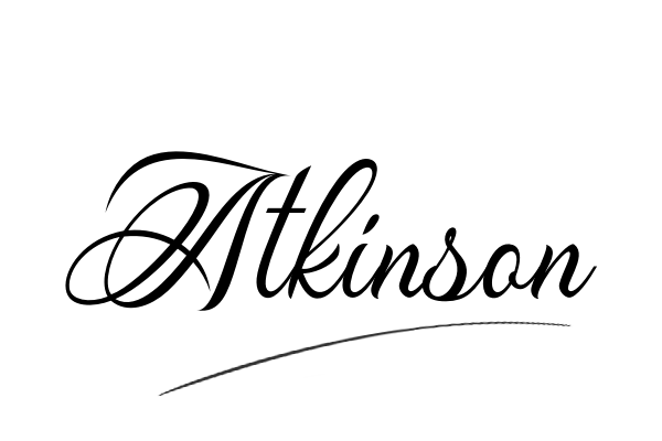 The best stylish Atkinson name signature simple easy in English