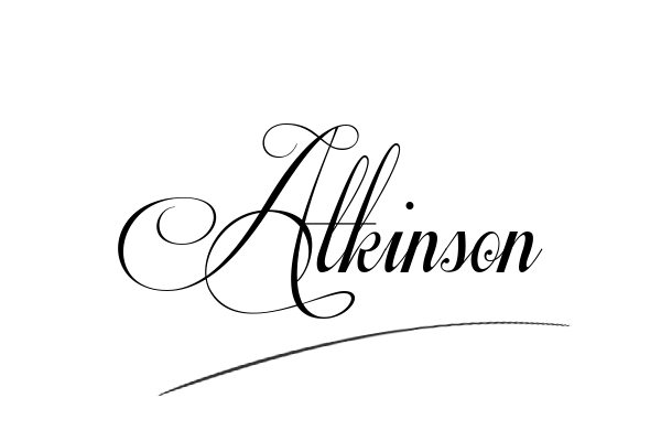 The best stylish Atkinson name signature simple easy in English
