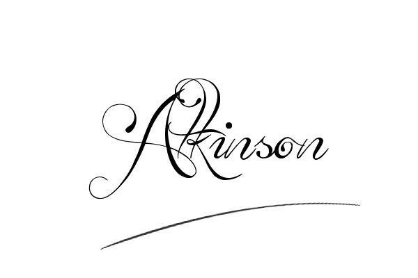 The best stylish Atkinson name signature simple easy in English