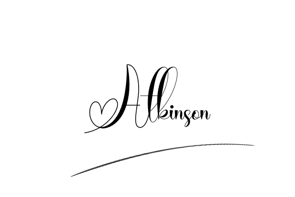 The best stylish Atkinson name signature simple easy in English