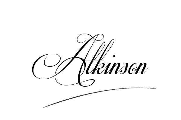 The best stylish Atkinson name signature simple easy in English