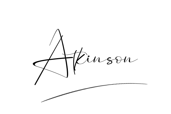 The best stylish Atkinson name signature simple easy in English