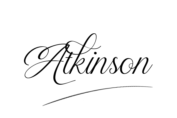 The best stylish Atkinson name signature simple easy in English