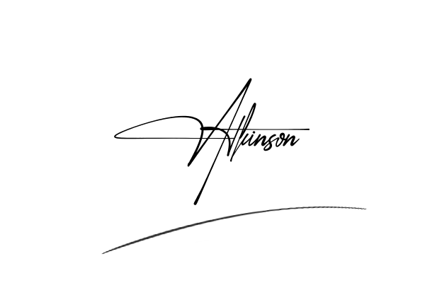 The best stylish Atkinson name signature simple easy in English