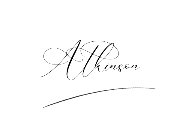 The best stylish Atkinson name signature simple easy in English