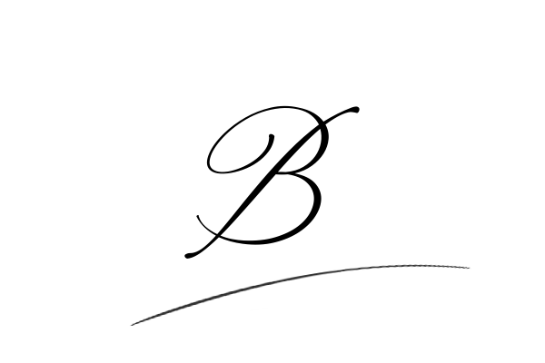 The best stylish B name signature simple easy in English