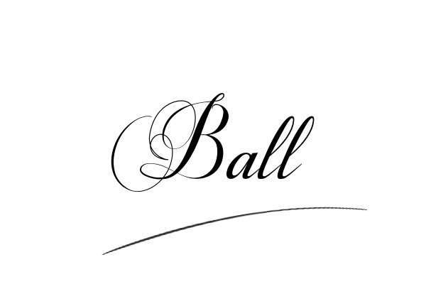 The best stylish Ball name signature simple easy in English