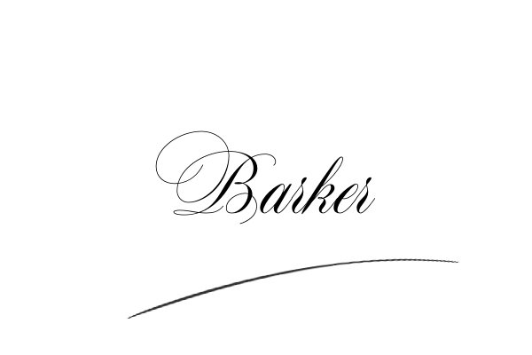 The best stylish Barker name signature simple easy in English