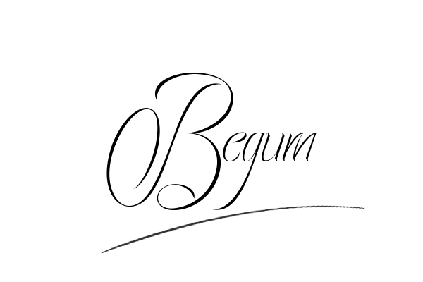 The best stylish Begum name signature simple easy in English