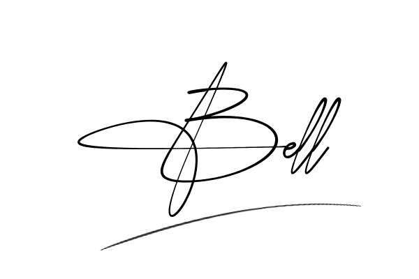 The best stylish Bell name signature simple easy in English
