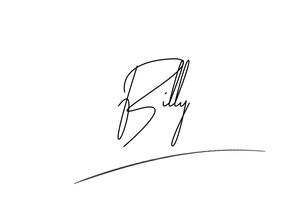 The best stylish Billy name signature simple easy in English