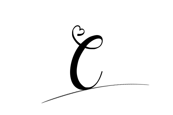 The best stylish C name signature simple easy in English