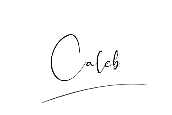 The best stylish Caleb name signature simple easy in English