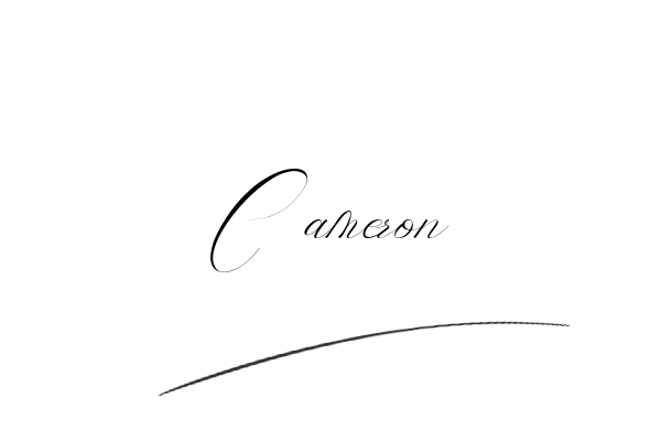 The best stylish Cameron name signature simple easy in English