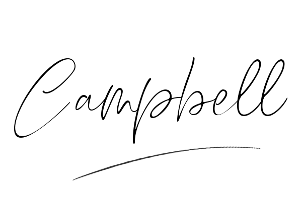 The best stylish Campbell name signature simple easy in English