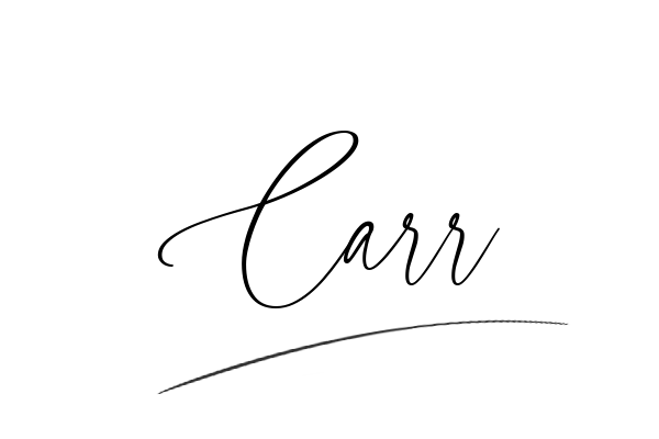 The best stylish Carr name signature simple easy in English