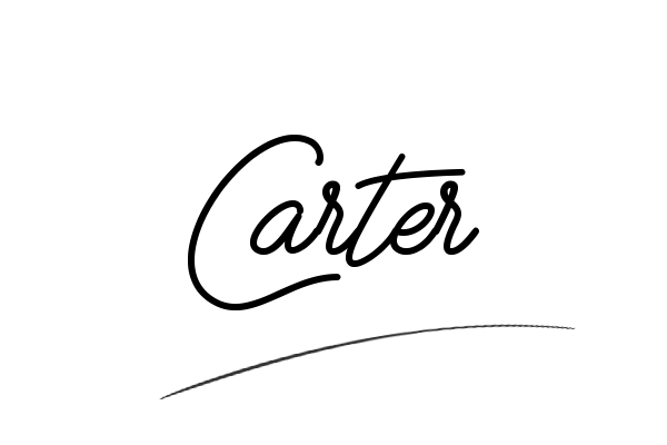 The best stylish Carter name signature simple easy in English