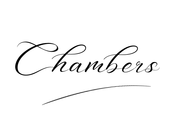 The best stylish Chambers name signature simple easy in English
