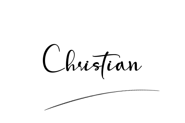 The best stylish Christian name signature simple easy in English