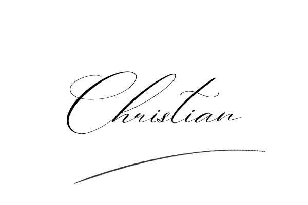 The best stylish Christian name signature simple easy in English