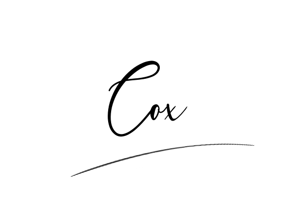 The best stylish Cox name signature simple easy in English