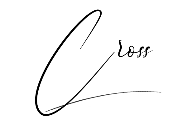 The best stylish Cross name signature simple easy in English