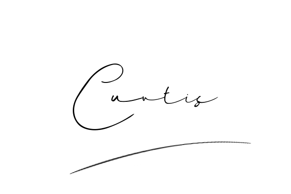 The best stylish Curtis name signature simple easy in English