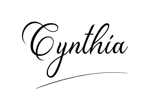 The best stylish Cynthia name signature simple easy in English