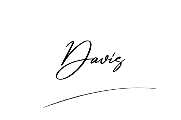The best stylish Davis name signature simple easy in English