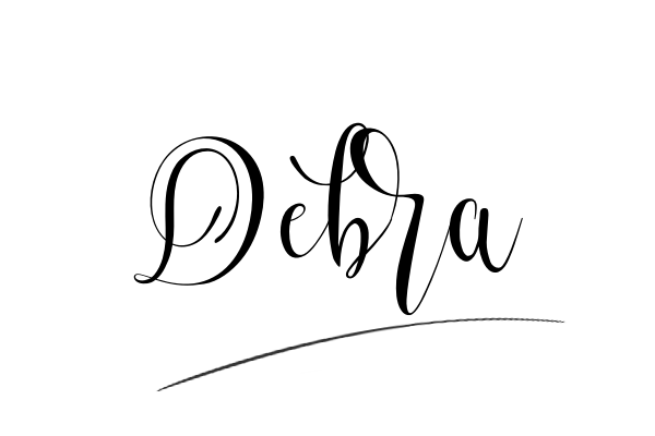 The best stylish Debra name signature simple easy in English