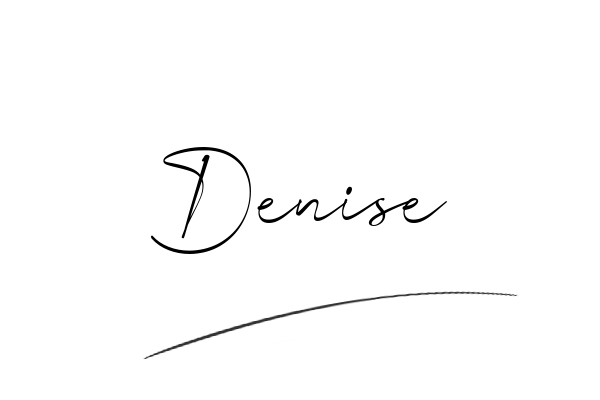 The best stylish Denise name signature simple easy in English