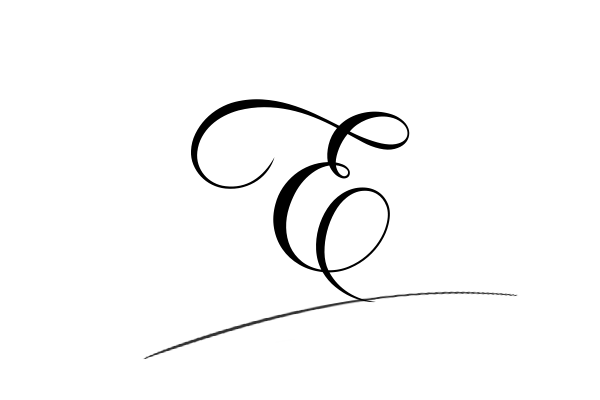 The best stylish E name signature simple easy in English