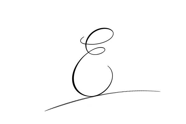 The best stylish E name signature simple easy in English