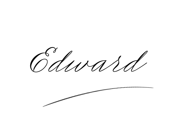 The best stylish Edward name signature simple easy in English