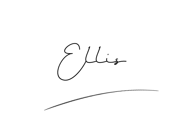 The best stylish Ellis name signature simple easy in English
