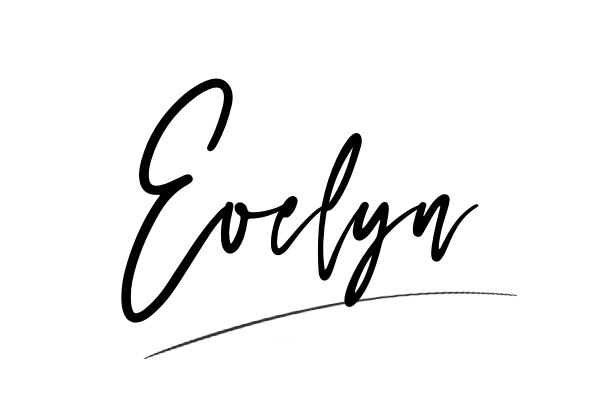 The best stylish Evelyn name signature simple easy in English