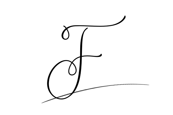 The best stylish F name signature simple easy in English