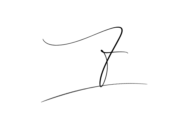 The best stylish F name signature simple easy in English