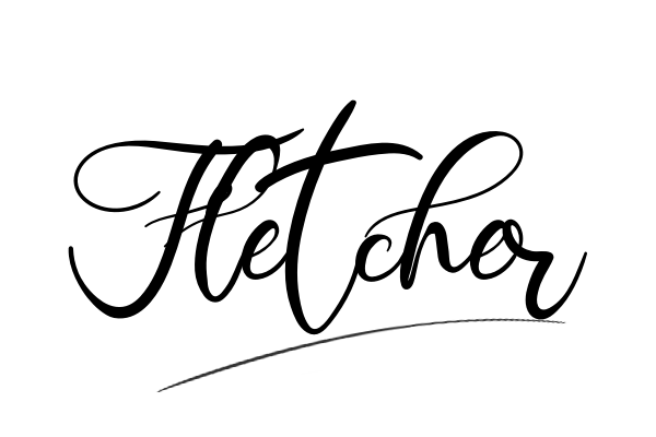 The best stylish Fletcher name signature simple easy in English