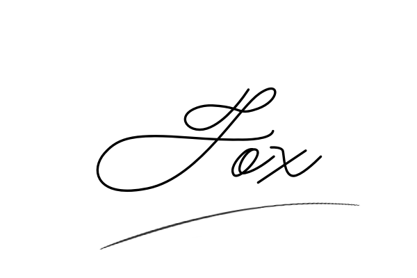 The best stylish Fox name signature simple easy in English