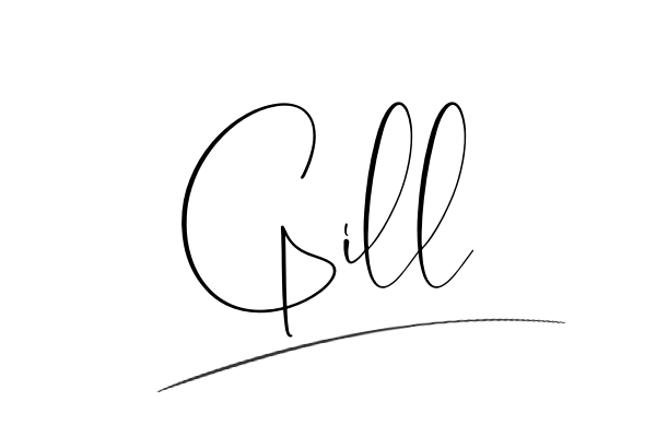 The best stylish Gill name signature simple easy in English