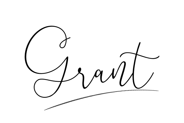 The best stylish Grant name signature simple easy in English