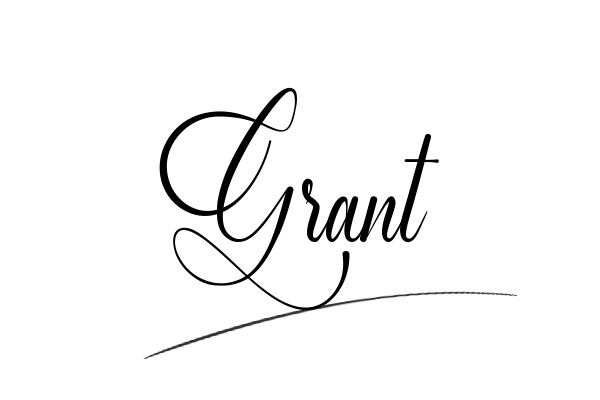 The best stylish Grant name signature simple easy in English