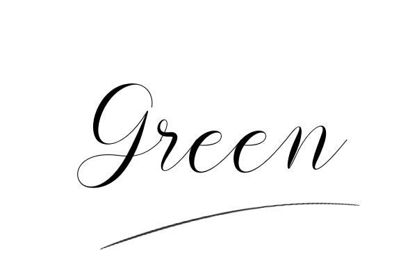 The best stylish Green name signature simple easy in English