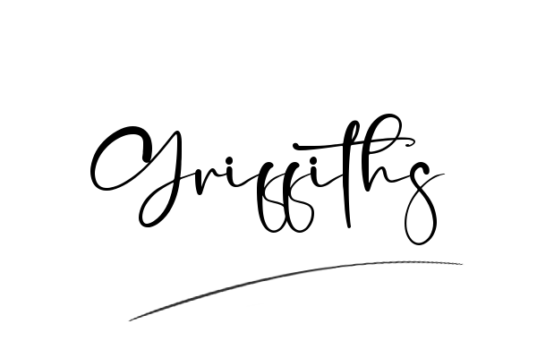 The best stylish Griffiths name signature simple easy in English