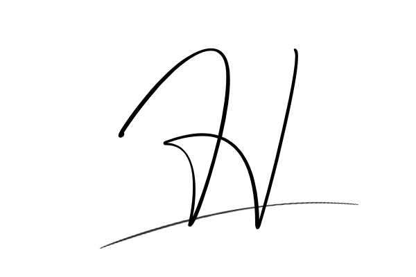 The best stylish H name signature simple easy in English