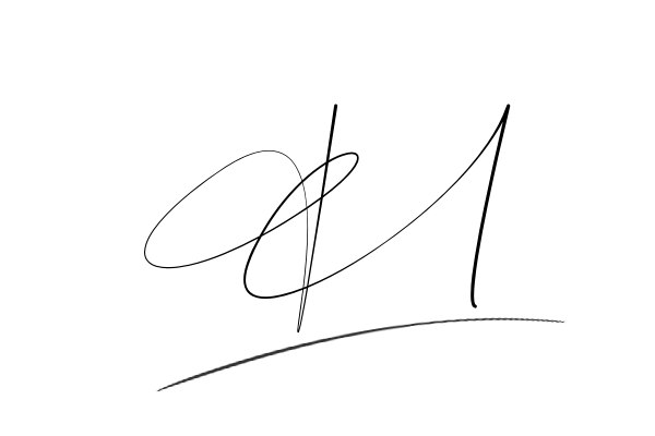 The best stylish H name signature simple easy in English