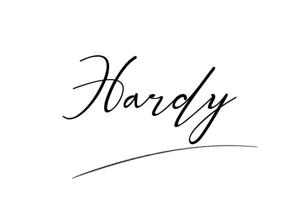 The best stylish Hardy name signature simple easy in English