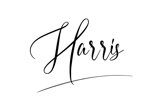The best stylish Harris name signature simple easy in English